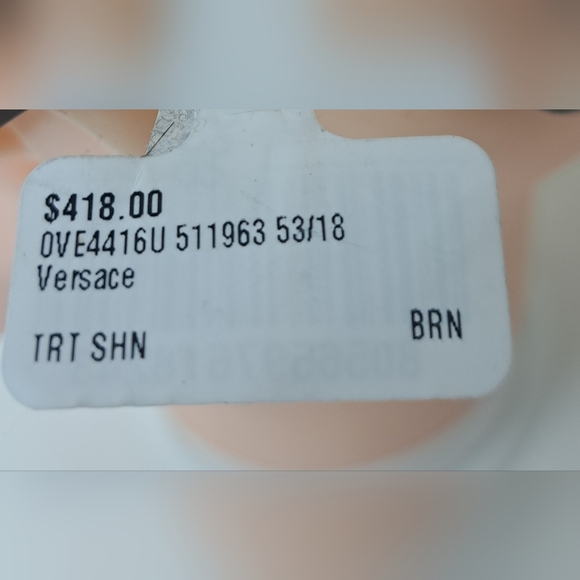 NWT Versace Men's Sunglasses Rectangle Medusa Havana Italy VE4416-U 53-18-145 - Picture 8 of 16